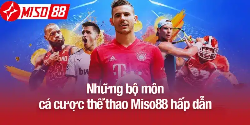 Những bộ môn cá cược thể thao Miso88 hấp dẫn